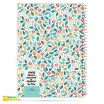 دفتر 40 برگ سیمی طلقی طرح گل-سایز 17×24 کد:9422 - Image 7