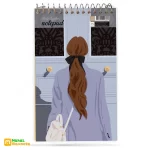 یادداشت 100 برگ سیم از بالا لبه رنگی 10×16 | کد:9386 - Image 10