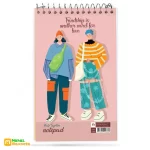 یادداشت 100 برگ سیم از بالا لبه رنگی 10×16 | کد:9386 - Image 8