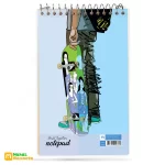 یادداشت 100 برگ سیم از بالا لبه رنگی 10×16 | کد:9386 - Image 7