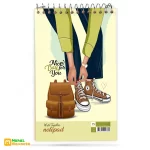 یادداشت 100 برگ سیم از بالا لبه رنگی 10×16 | کد:9386 - Image 6