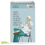 یادداشت 100 برگ سیم از بالا لبه رنگی 10×16 | کد:9386 - Image 4