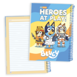 دفتر50 برگ خط‌دار کارتونی (Bluey) سیمی طلقی کد:9532