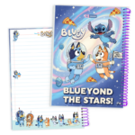 دفتر50 برگ خط‌دار کارتونی (Bluey) سیمی طلقی کد:9532 - Image 4