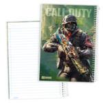 دفتر60 برگ خط‌دار کارتونی (Call Of Duty) سیمی طلقی کد:9663 - Image 5