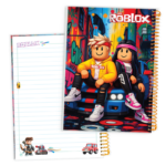 دفتر50 برگ خط‌دار کارتونی (Roblox) سیمی طلقی کد:9531 - Image 2