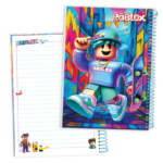 دفتر50 برگ خط‌دار کارتونی (Roblox) سیمی طلقی کد:9531 - Image 3
