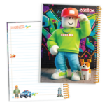 دفتر50 برگ خط‌دار کارتونی (Roblox) سیمی طلقی کد:9531 - Image 4
