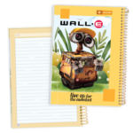 دفتر80 برگ خط‌دار کارتونی (Wall E) سیمی طلقی کد:9846 - Image 2