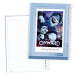 دفتر60 برگ خط‌دار کارتونی (Onward) سیمی طلقی کد:9668