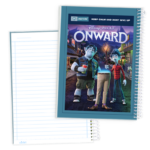 دفتر60 برگ خط‌دار کارتونی (Onward) سیمی طلقی کد:9668 - Image 4